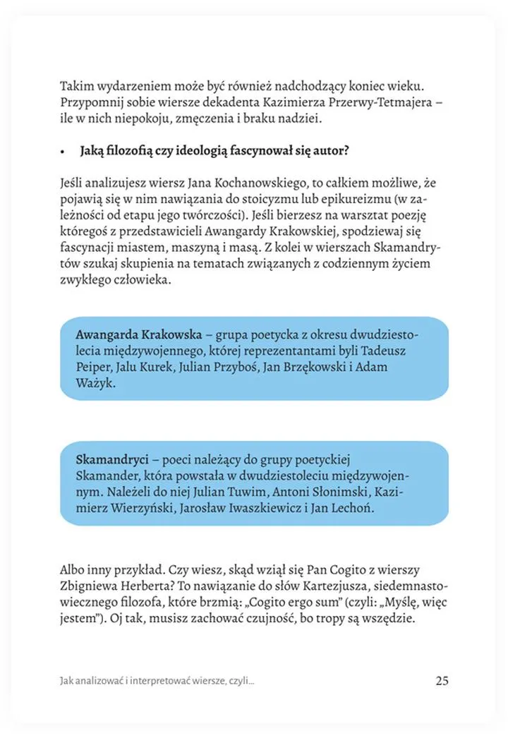 Interpretacja wierszy