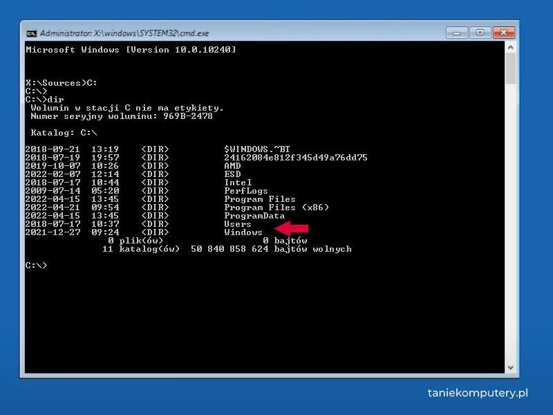 Komendy CMD Windows 10