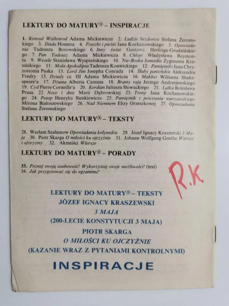 Motywy w twórczości Słowackiego