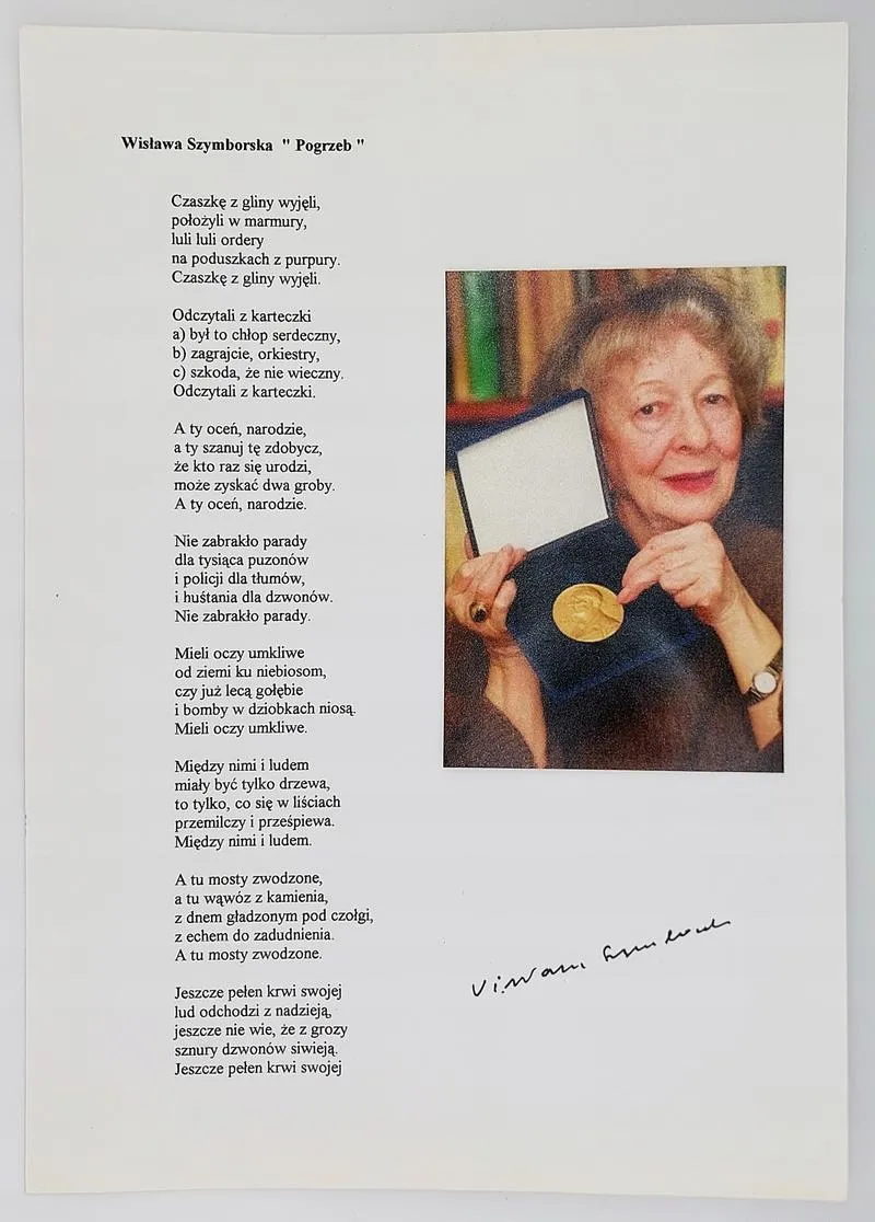 Wisława Szymborska o kotach