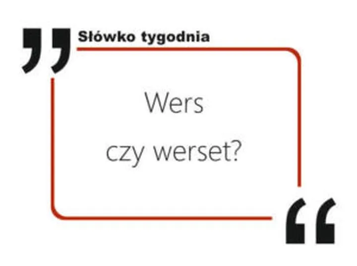 Wpływ wersów na emocje